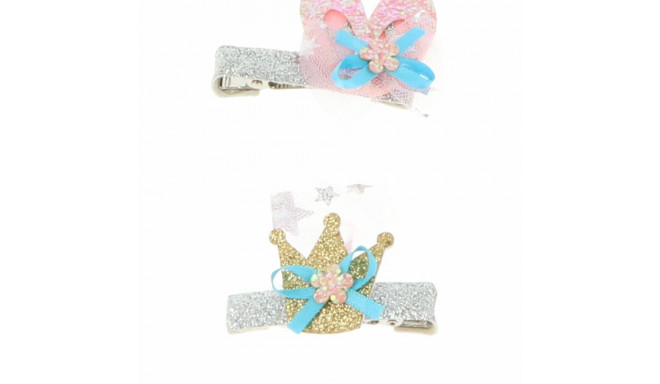 Hair Clips Inca   Glitter (2 Pieces)