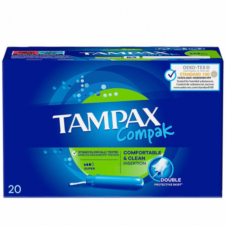 Super tampoonid Tampax Compak 20 Ühikut