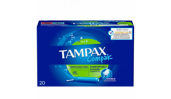 Супер тампоны Tampax Compak 20 штук