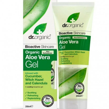 Moisturising Bath Gel with Aloe Vera Dr.Organic DR00238 200 ml