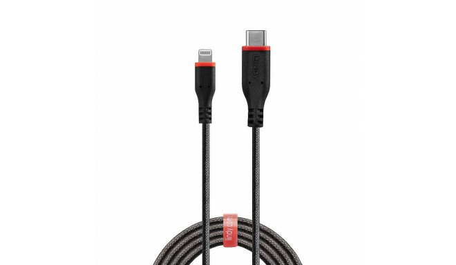 USB-kaabel LINDY 31286 Must