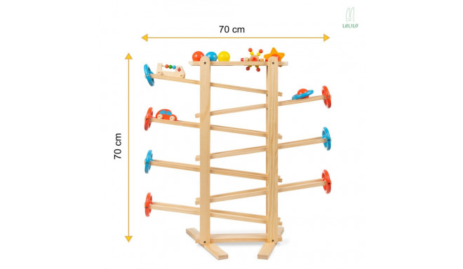 LULILO puidust pallirada palliväljak IRI 70cm XXL