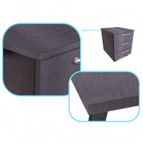 Fooliumrull metallist harjatud grafiit 1,52x30m