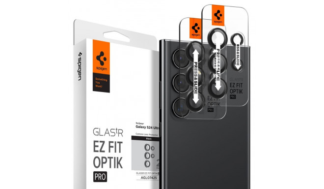 OSŁONA APARATU SPIGEN OPTIK.TR ”EZ FIT” CAMERA PROTECTOR 2-PACK GALAXY S24 ULTRA BLACK