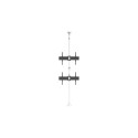 MULTIBRACKETS Floor to Ceiling Mount Pro MBFC2U Chrome 40-65inch