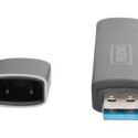 DIGITUS DA-70886 Combo Card Reader Hub USB-C+USB 3.0 1x SD 1x MicroSD 1x USB 3.0 grey