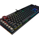 CORSAIR K100 RGB Optical Mechanical Gaming Keyboard Backlit RGB LED CORSAIR OPX RAPIDFIRE Black PBT 