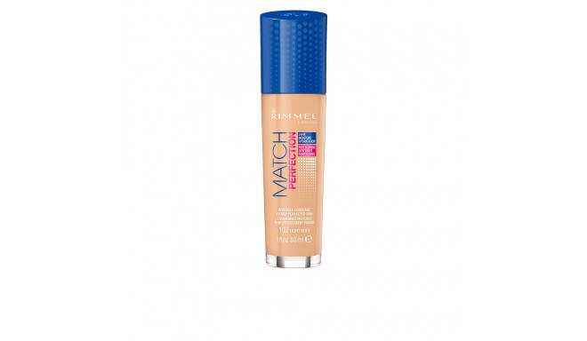 RIMMEL LONDON MATCH PERFECTION foundation #102 -light nude