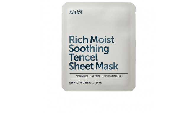 KLAIRS RICH MOIST shoothing sheet mask 25 ml