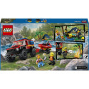 LEGO City 4X4 Tuletõrjeauto koos päästepaadiga