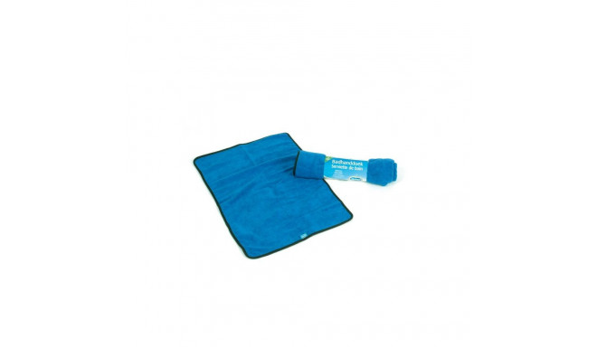 Dog bath towel microfiber 40x60cm blue