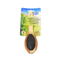 Bamboo 2-in-1 grooming brush small 20cm x 6cm