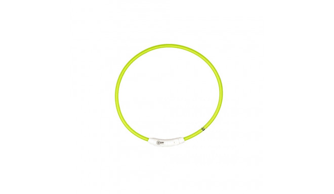 RING FLASH LIGHT USB NYLON, green 70cm