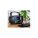 CD radio with DAB receiver Lenco SCD860BK, black/grey