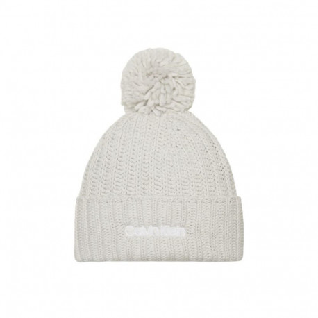 Calvin Klein Jeans Oversized Knit Beanie W/ Pompom K60K608535 (uniw)