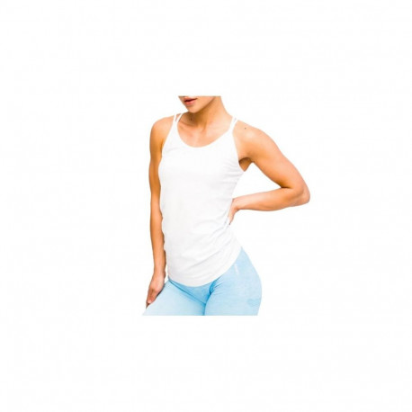 GymHero LA Classic Basic Tee in White-Tee (M)