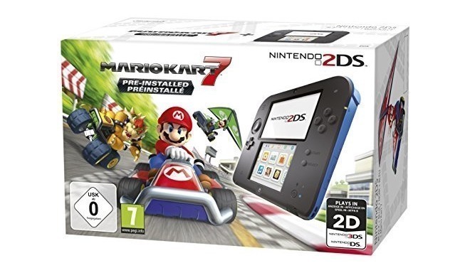 Nintendo 2DS + Mario Kart 7 black 2DS