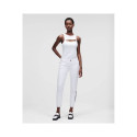 Karl Lagerfeld White Gf Denim Pants W 221W1101 jeans (27)