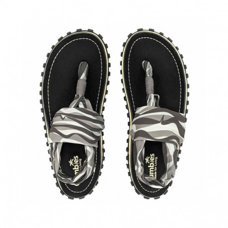 Gumbies Slingback Flip-Flops W G-SB-WN-BL (42)