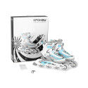 Inline skates Spokey Prime Pro WH/TQ 37 926965 (37)