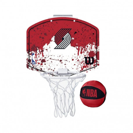 Wilson NBA Team Portland Trailblazers Mini Hoop Basketball Backboard WTBA1302POR (One size)