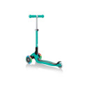 3-wheel scooter Globber Foldable Lights Emerald Green Jr 437-107