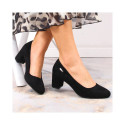 Suede high heel pumps Sergio Leone W SK314D black (37) Suede high heel pumps Sergio Leone W SK314D black (37)