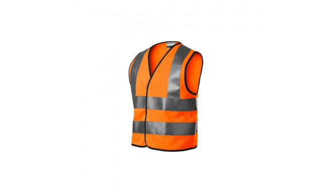 HV Bright Rimec Jr reflective vest MLI-9V498 fluorescent orange (116 - 140 cm/6 - 8 lat)