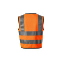 HV Bright Rimec Jr reflective vest MLI-9V498 fluorescent orange (104 - 128 cm/4 - 6 lat)