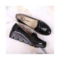 Filippo W PAW364 patent leather shoes, black (37)