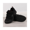 American Club W AM838A Velcro Trekking shoes black-red (36)
