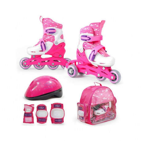 SMJ Sport Combo Pink LED set: 2in1 roller skates HS-TNK-000009549 (26-29)
