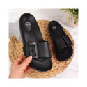 Black beach slippers Big Star W FF274A389 (38)