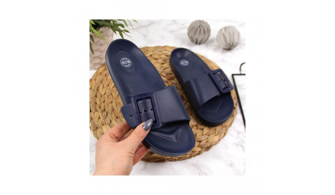 Beach slippers Big Star W FF274A388 navy blue (36)