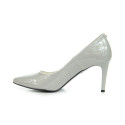 Pumps on a stiletto heel lacquered Juma W CIT2565J gray (38)