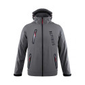 Alpinus Denali softshell jacket gray M BR43386 (S)