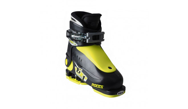 Roces Idea Up Ski Boots Black and Lime Jr 450490 18 (25-29)