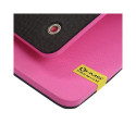 Club fitness mat with holes HMS Premium MFK02 Pink-Black