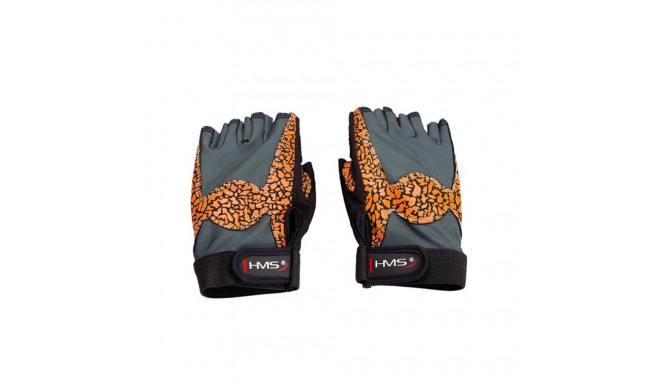 Gloves for the gym Oragne / Gray W HMS RST03 rM