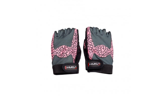 Gloves for the gym Pink / Gray W HMS RST03 rM