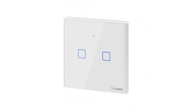 Smart Switch WiFi + RF 433 Sonoff T2 EU TX (2-kanaliline)