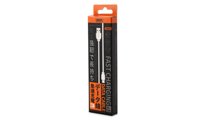 Remax Suji RC-134i USB | Lightning kaabel 2.1A 1M valge