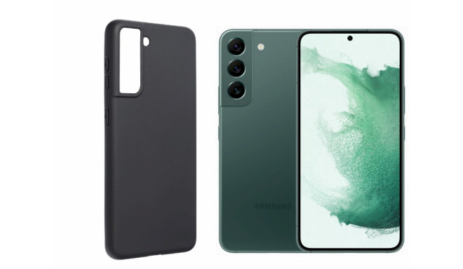 Fusion soft matte back case silicone for Samsung S926B Galaxy S24 Plus black
