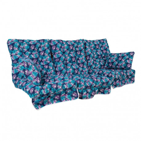 Cushions for swings ROMA 108x56x10cm, 3pcs, leaves