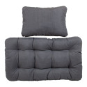Ripptooli padi CLOBE tumehall, iste 64x106cm, seljapadi 64x42cm, 100% polüester