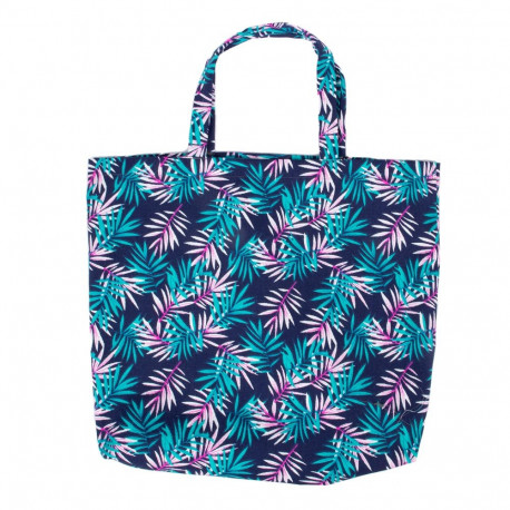 Kott MY BAG 48x44cm, sangadega, lehed, 20% puuvill, 80% polüester, kangas 336