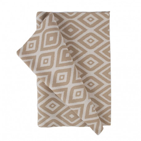 Tablecloth HOLLY OUTDOOR 43x116cm, beige rhombus