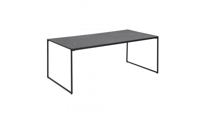 Coffee table INFINITY 120x60xH48cm, black marble