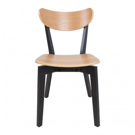 Chair ROXBY oak/black