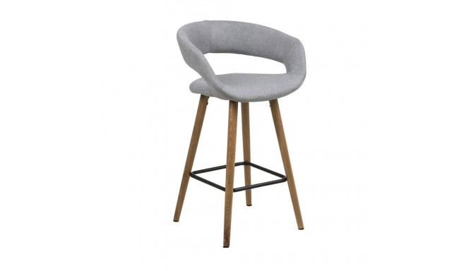 Counter stool GRACE light grey